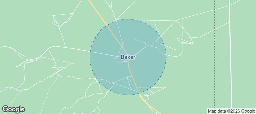 Baker Airbnb map